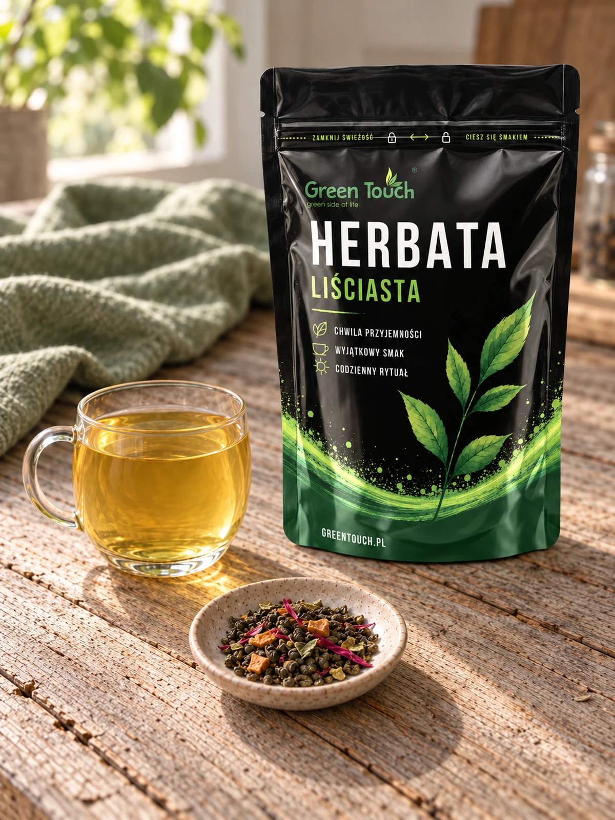 Ice Tea Basil Breeze — torebka i napar