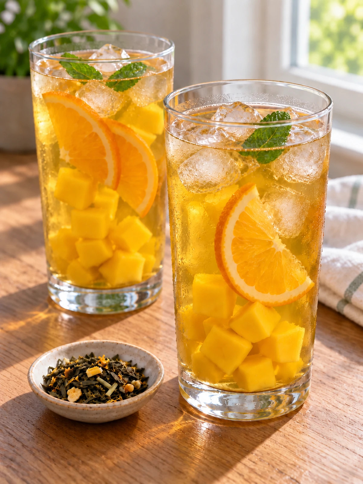 Ice Tea Letnie Mango — przepis